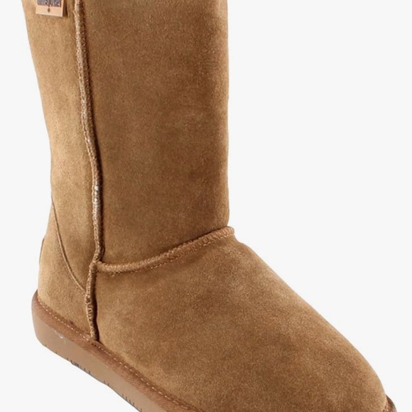 Minnetonka Women’s Olympia Suede Boots. Sheepskin Lining Easy Slip On. NWOT - Picture 12 of 15